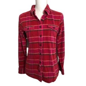 Patagonia Red & Pink Cotton Fjord Flannel